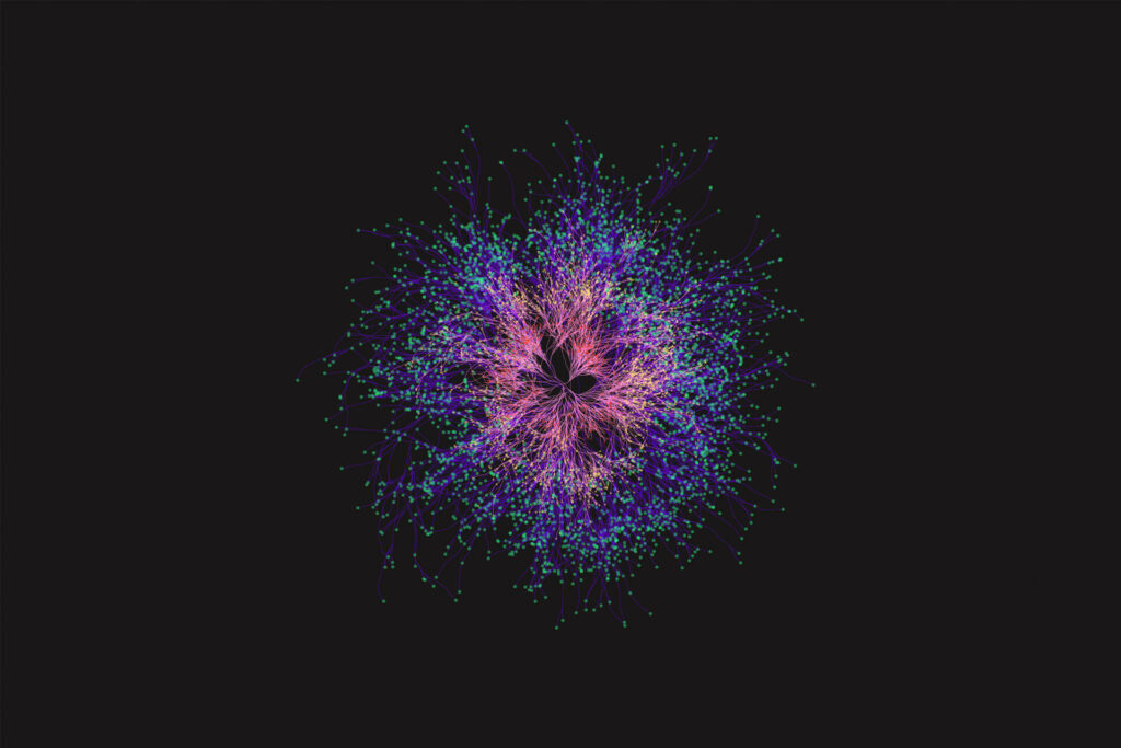 Artistic representation of nerves